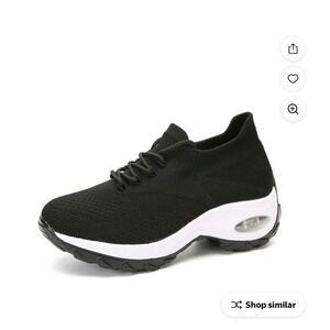 Lopsie Store Women's Walking Shoes – Black – Size 38 (US 7) – New (No Tags)